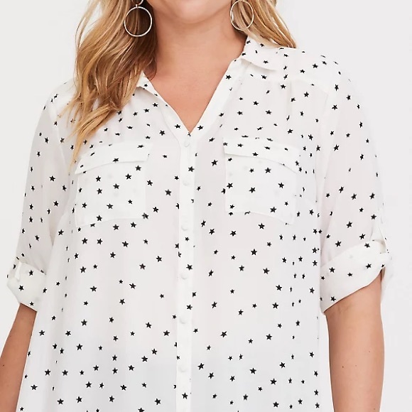 torrid Tops - Torrid Starry Blouse